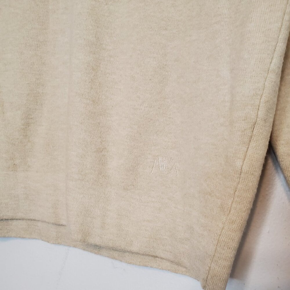Uniqlo x JW Anderson knit polo sweater tan size M - Picture 3 of 6